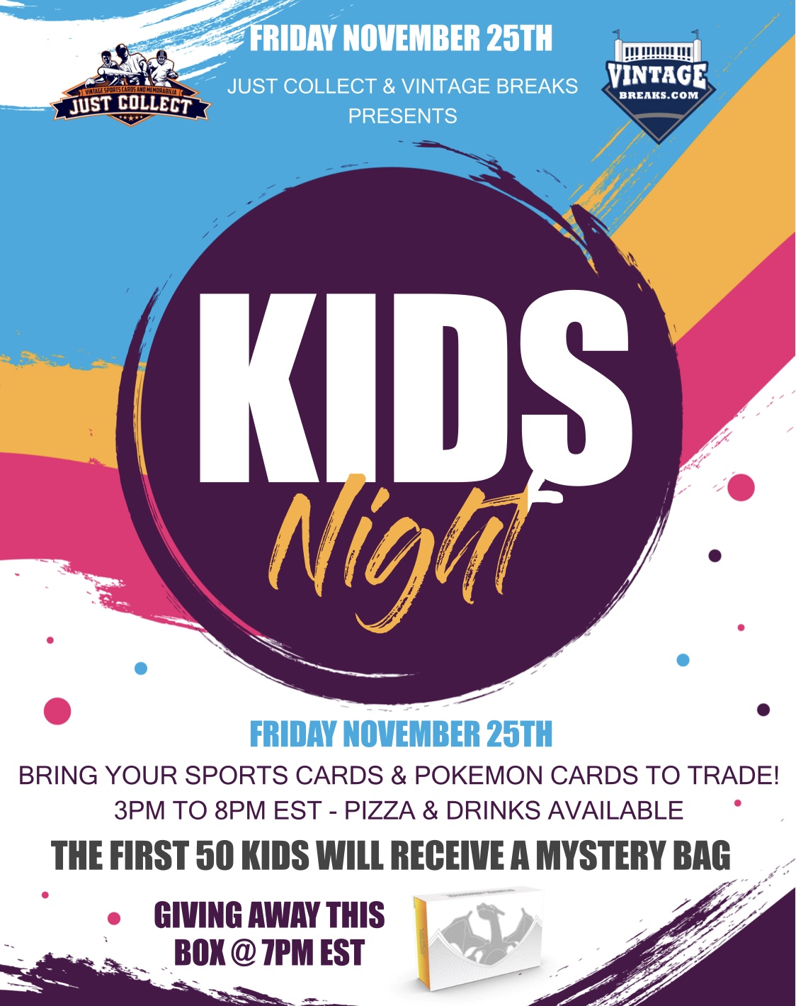 Vintage Breaks Invites You to KIDS NIGHT with Free Gifts on November 25